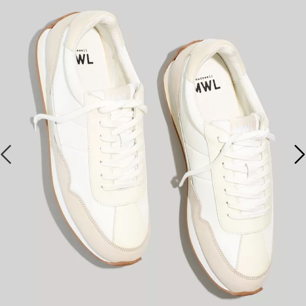 Madewell League Sneakers in Washed Nubuck Size 5.5
